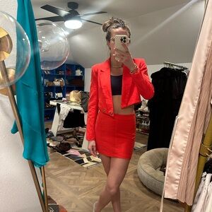 Zara Vibrant Red Blazer